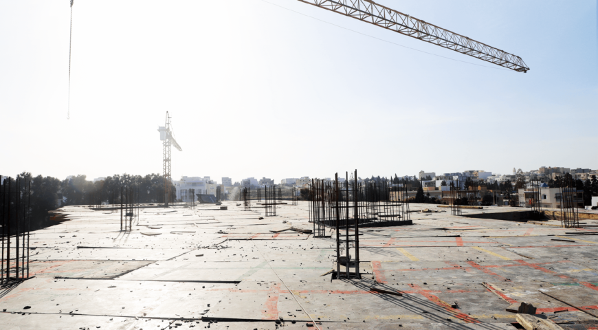 Le panorama magique du chantier de projet THE WAVE